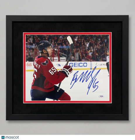 Andre Burakovsky Signed Hockey 11x14 Custom Framed Photo PSA Autographed