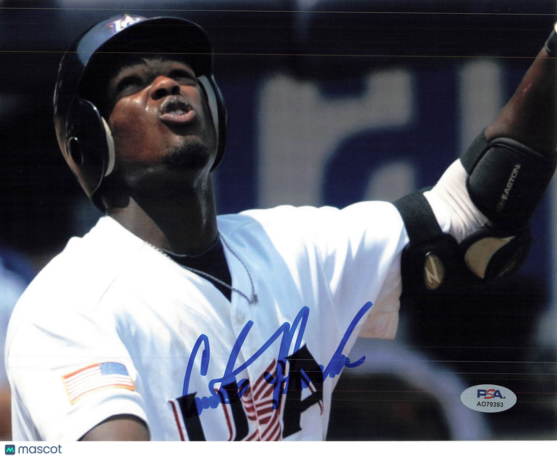 Courtney Hawkins USA Baseball National Team Signed 8x10 Photo PSA