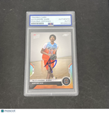 Alexandre Sarr 2021 Topps NOW RC #13 Signed Card PSA Autographed