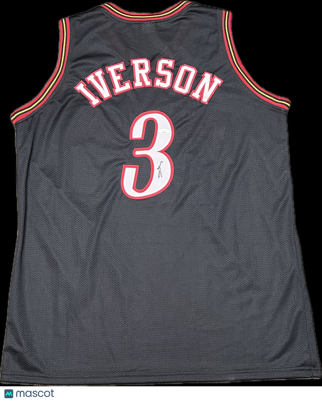 Allen Iverson Signed Jersey JSA Philadelphia 76ers Autographed