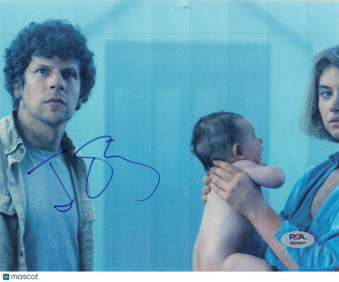 Jesse Eisenberg Signed 8x10 Photo PSA Autographed