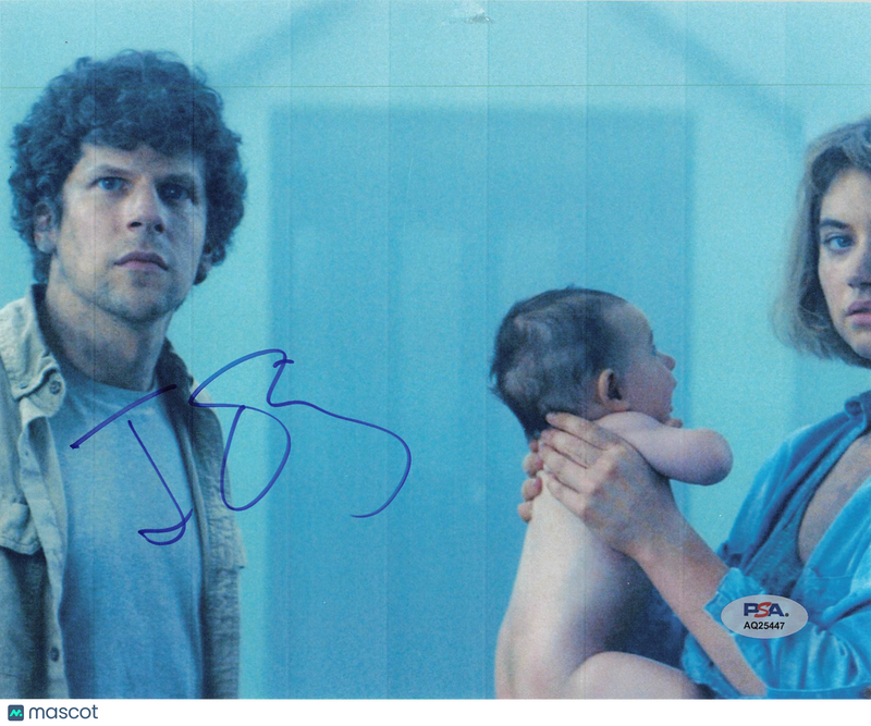 Jesse Eisenberg Signed 8x10 Photo PSA Autographed