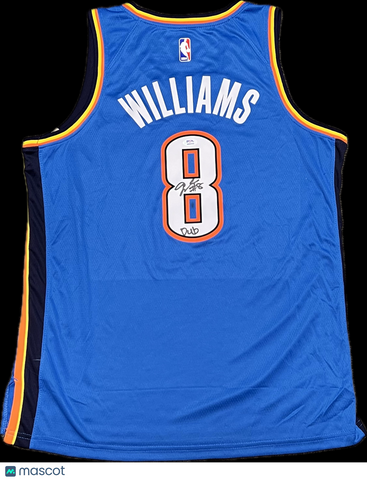 Jalen Williams Signed Oklahoma City Thunder Jersey PSA