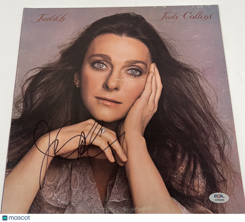 Judy Collins Signed Vinyl Cover PSA/DNA Judith