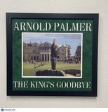 Arnold Palmer Signed Custom Framed Golf 10x14 Photo PSA Autographed
