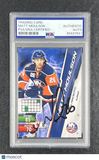 2011 Panini Adrenalyn XL #12 Matt Moulson Signed Card Auto PSA Slabbed Islanders