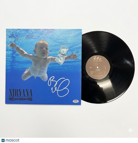 Butch Vig signed Nevermind Vinyl PSA Album Autographed