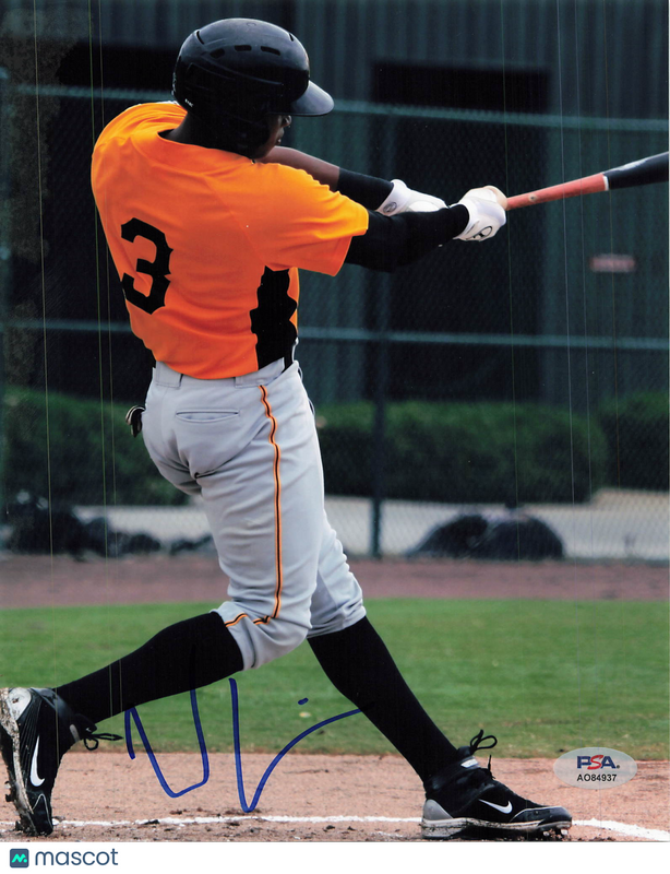Willy Garcia Pittsburgh Pirates Signed 8x10 Photo PSA