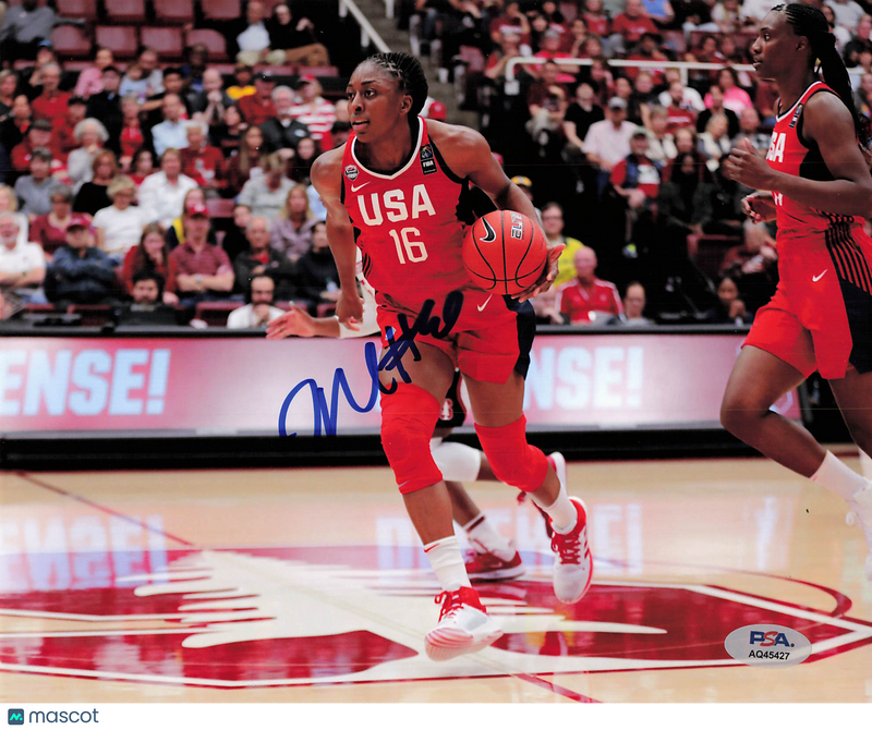 Nneka Ogwumike USA Basketball Team Signed Basketball 8x10 Photo PSA