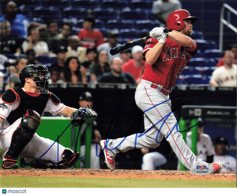 Nolan Fontana Los Angeles Angels Signed 8x10 Photo PSA