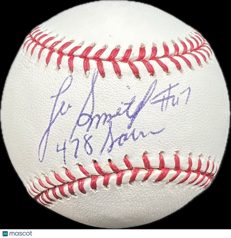 Lee Smith Signed MLB Baseball PSA