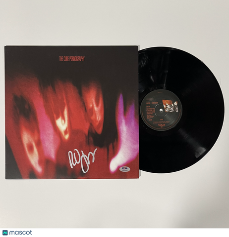 Robert Smith Signed Pornography Album PSA Autographed