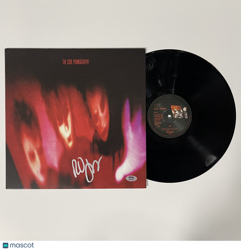 Robert Smith Signed Pornography Album PSA Autographed
