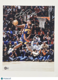 Jason Richardson Golden State Warriors Signed Basketball 11x14 Photo BAS
