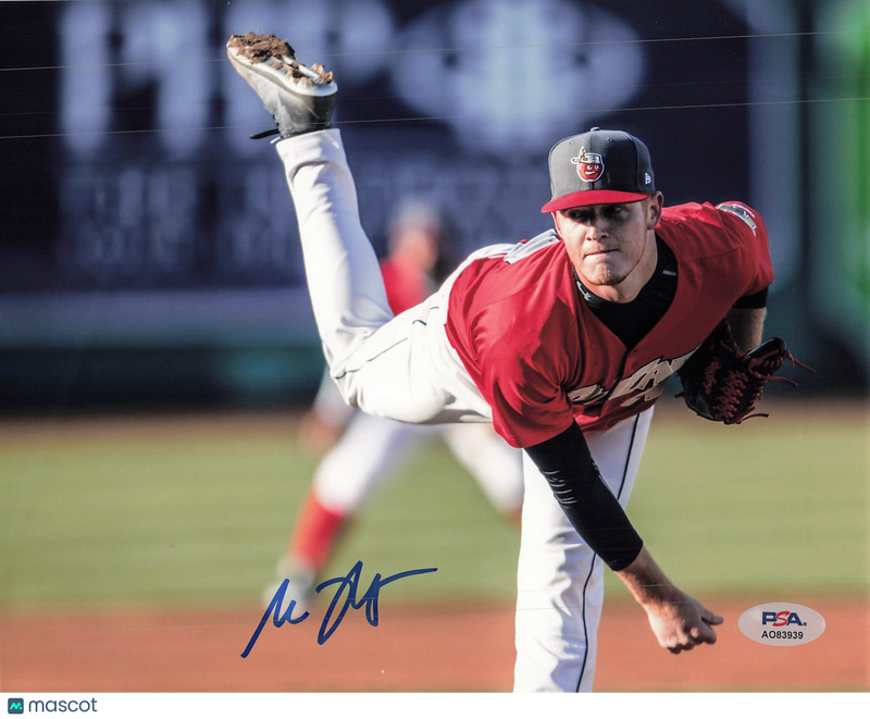 Mason Thompson Fort Wayne TinCaps Signed 8x10 Photo PSA