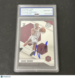 2020-21 Panini Mosaic #212 Isaac Okoro Rookie signed card PSA Auto 10
