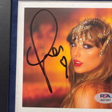 Taylor Swift signed The Life of a Showgirl Framed Display CD Album PSA Auto