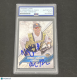 Matthew Broderick & Alan Ruck 2017 Topps Midland RockHounds#PN-FBN Signed Card PSA Autographed