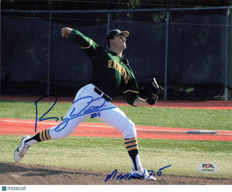 Ryan Weiss Wright State Raiders Signed 8x10 Photo PSA