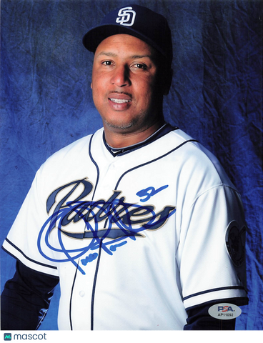 Alonzo Powell San Diego Padres Signed 8x10 Photo PSA