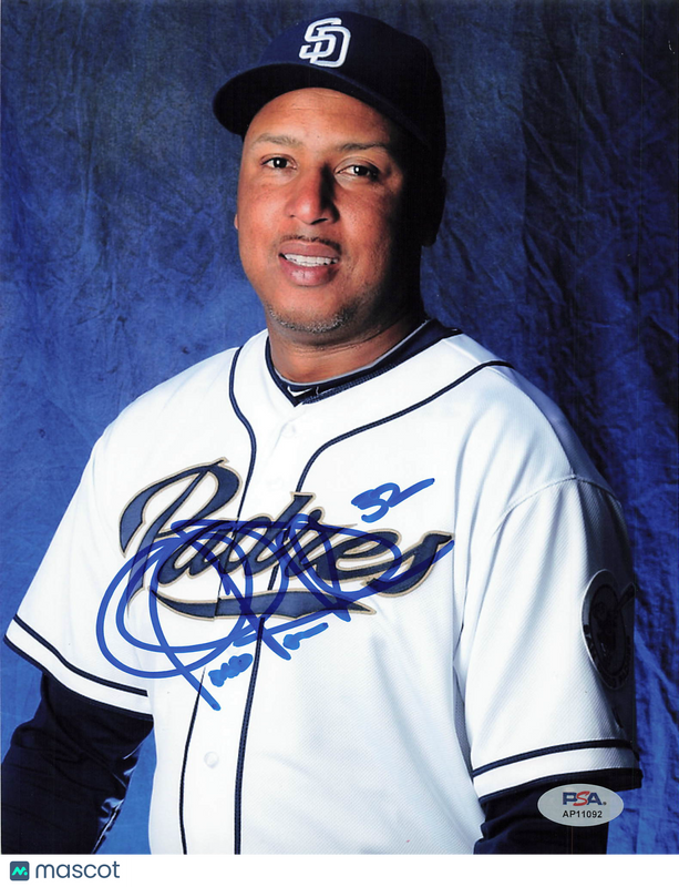 Alonzo Powell San Diego Padres Signed 8x10 Photo PSA