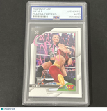 2022 Panini NXT WWE #73 Ivy Nile Rookie signed card PSA