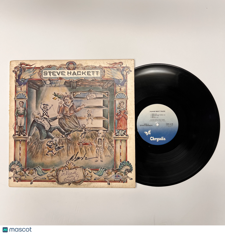 Steve Hackett Signed Please Don't Touch! Vinyl Album PSA Authographed