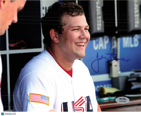 Jake Burger USA Baseball National Team Signed 8x10 Photo PSA