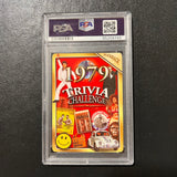 1979 Flickback Media Master Gee Signed Card Auto PSA Slabbed