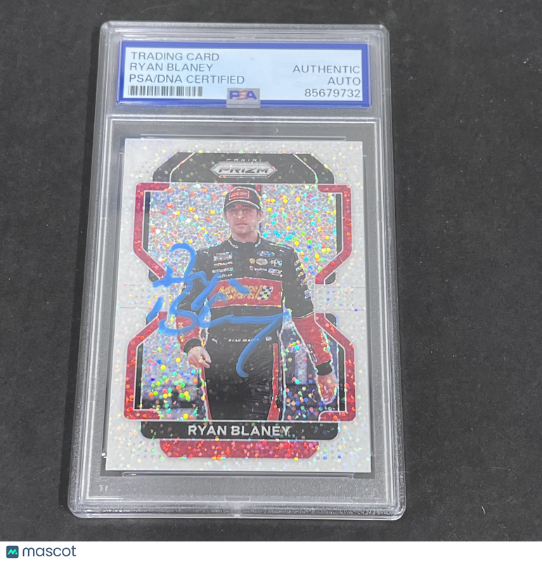 2022 Ryan Blaney Panini Prizm#14 Signed Card PSA Auto Auth Autographed