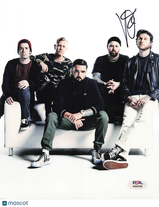 Neil Westfall of A Day to Remember Signed 8x10 Photo PSA Autographed