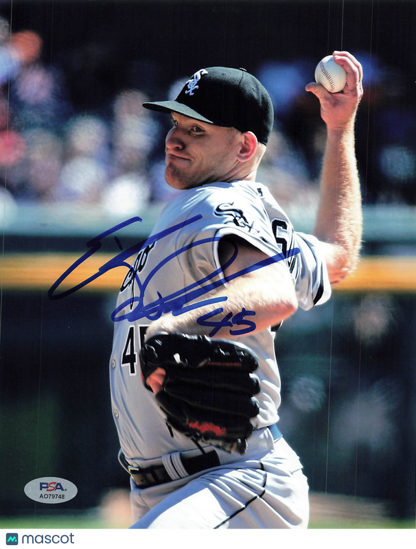 Erik Johnson Chicago White Sox Signed 8x10 Photo PSA