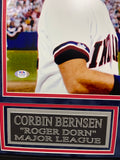 Charlie Sheen Corbin Bernsen Signed Framed 16x20 Photo PSA Auto 10 Major League