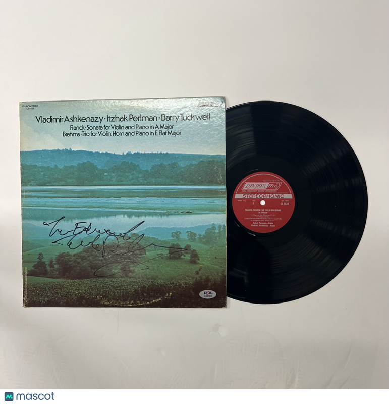 Itzhak Perlman Signed Franck: Sonata for Violin and Piano in A Major Vinyl PSA
