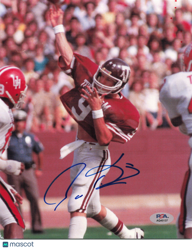 Gary Kubiak Signed Texas A&M Aggies Football 8x10 Photo PSA Autographed
