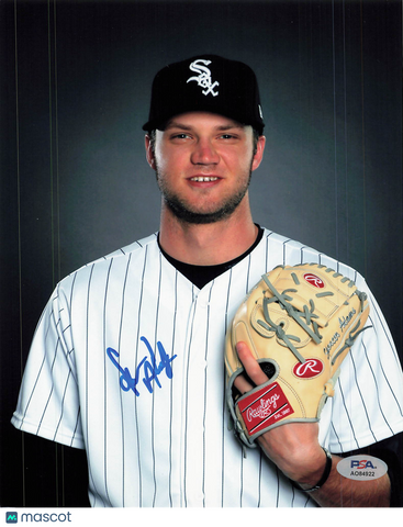 Spencer Adams Chicago White Sox Signed 8x10 Photo PSA