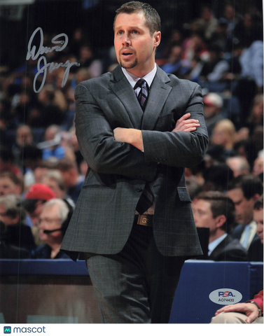 David Joerger Signed Basketball 8x10 Photo PSA