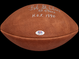 Bob St. Clair San Francisco 49ers Signed Football PSA Autographed
