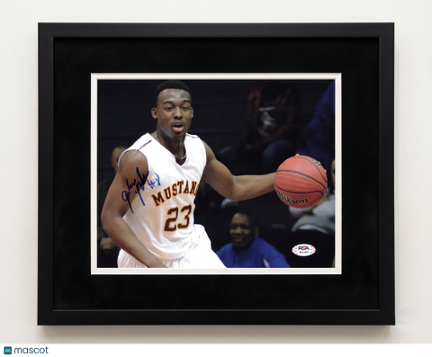 Josh Langford Madison Academy Mustangs Signed 8x10 Custom Framed Photo PSA