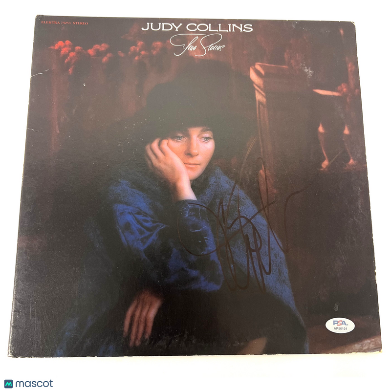 Judy Collins Signed Vinyl Cover PSA/DNA Autographed True Stories