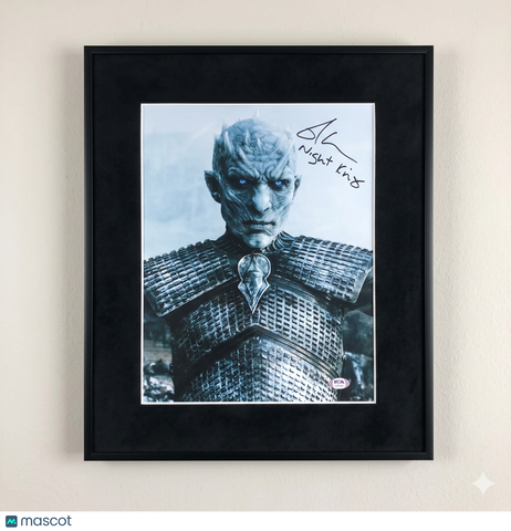 Richard Brake Signed 11x14 Game of Thrones Night King Custom Framed Photo PSA