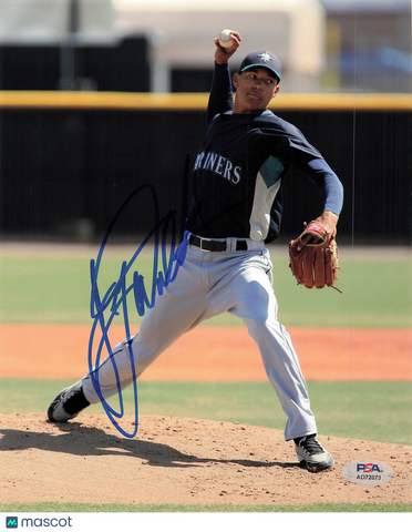 Taijuan Walker Seattle Mariners Signed 8x10 Photo PSA