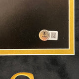 Magic Johnson Los Angeles Lakers Signed Basketball Photo BAS