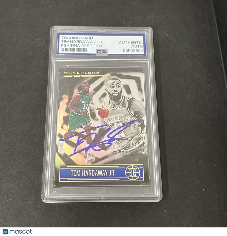 2020-21 Panini Illusions #107 Tim Hardaway Jr. signed card PSA