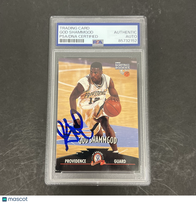 God Shammgod 1997 The Score Board, Inc Basketball Rookies#50 Signed Card PSA Autographed