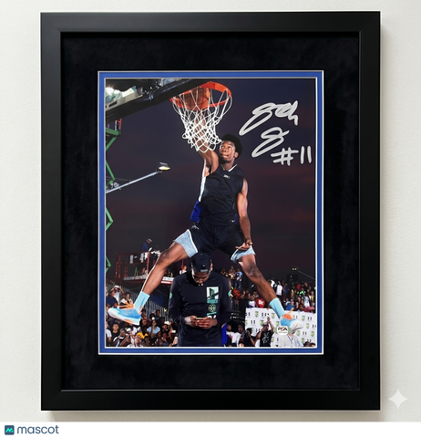 Josh Jackson Kansas Jayhawks Signed Basketball 11x14 Custom Framed Photo PSA