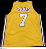 Lamar Odom Signed Jersey Los Angeles Lakers JSA Autographed