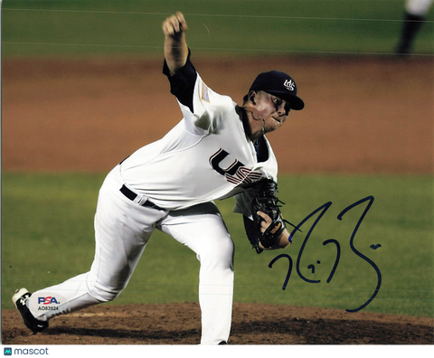 Ryan Burr Team USA Signed 8x10 Photo PSA