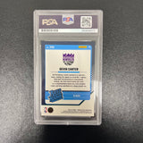2024-25 Panini Donruss Optic#290 Devin Carter Signed Card PSA Sacramento Kings