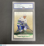 2021 Upper Deck Artifacts #1 Bo Horvat signed card PSA Auto 9 Canucks